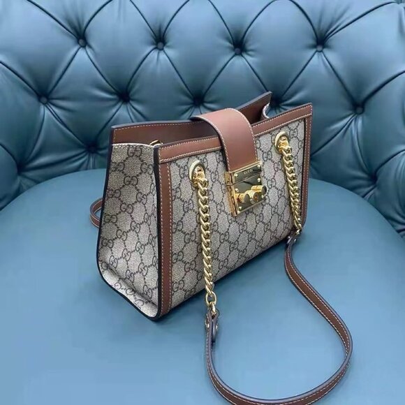 Authentic Gucci with Chain,Shoulder Bag, new include copy of the receipt, small - Picture 2 of 9